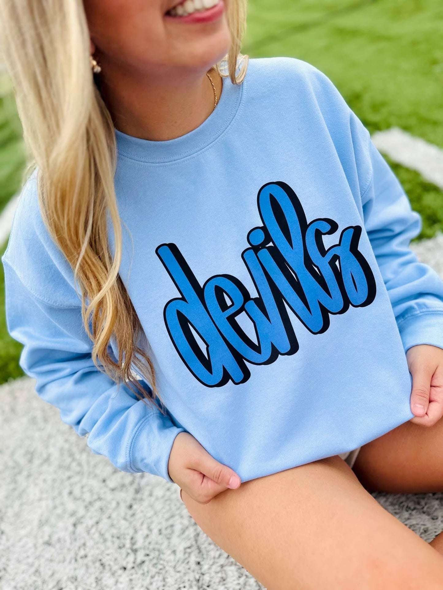 ✨ Custom Bold Mascot Sweatshirt – Your Word, Your Way! ✨