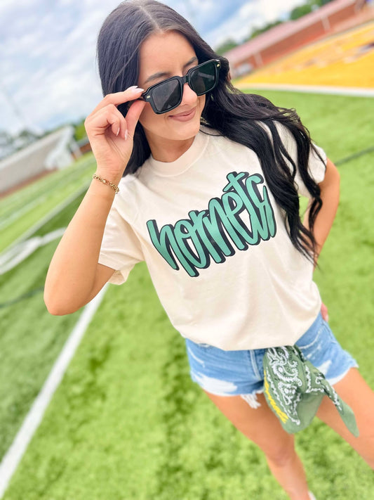 ✨ Custom Bold Mascot Tee – Your Word, Your Way ✨