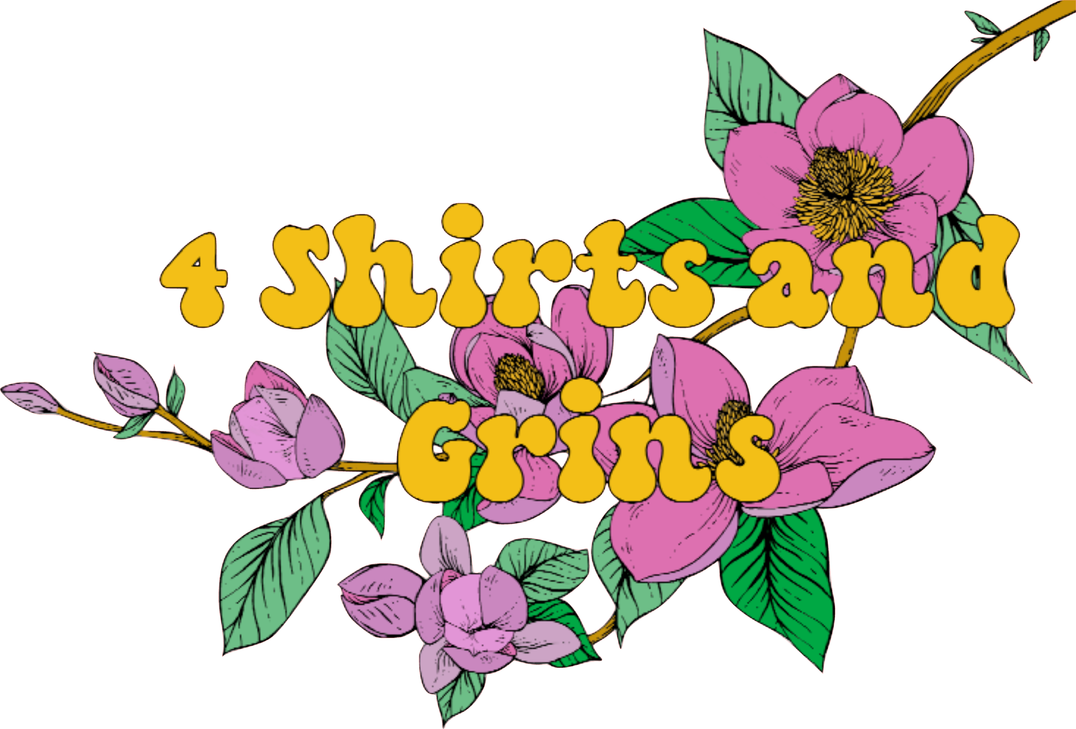4 Shirts and Grins logo