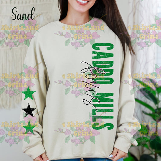 Vertical CM Foxes with Stars Sweatshirt