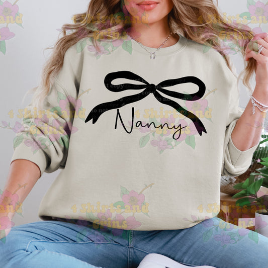 Custom Name Bow Shirt