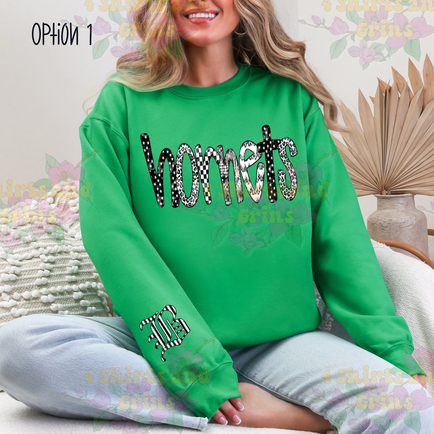 Grunge Hornets Long Sleeve