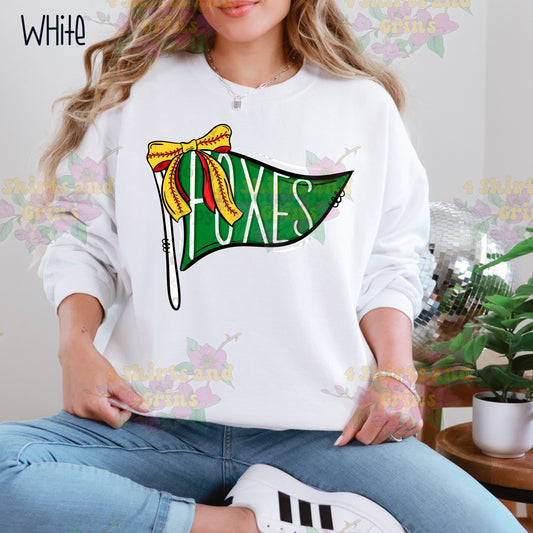 Foxes Softball Pennant Shirt