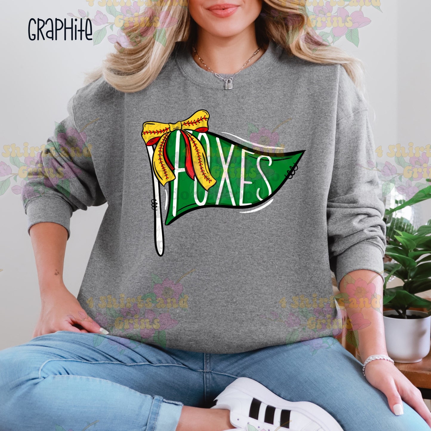 Foxes Softball Pennant Shirt
