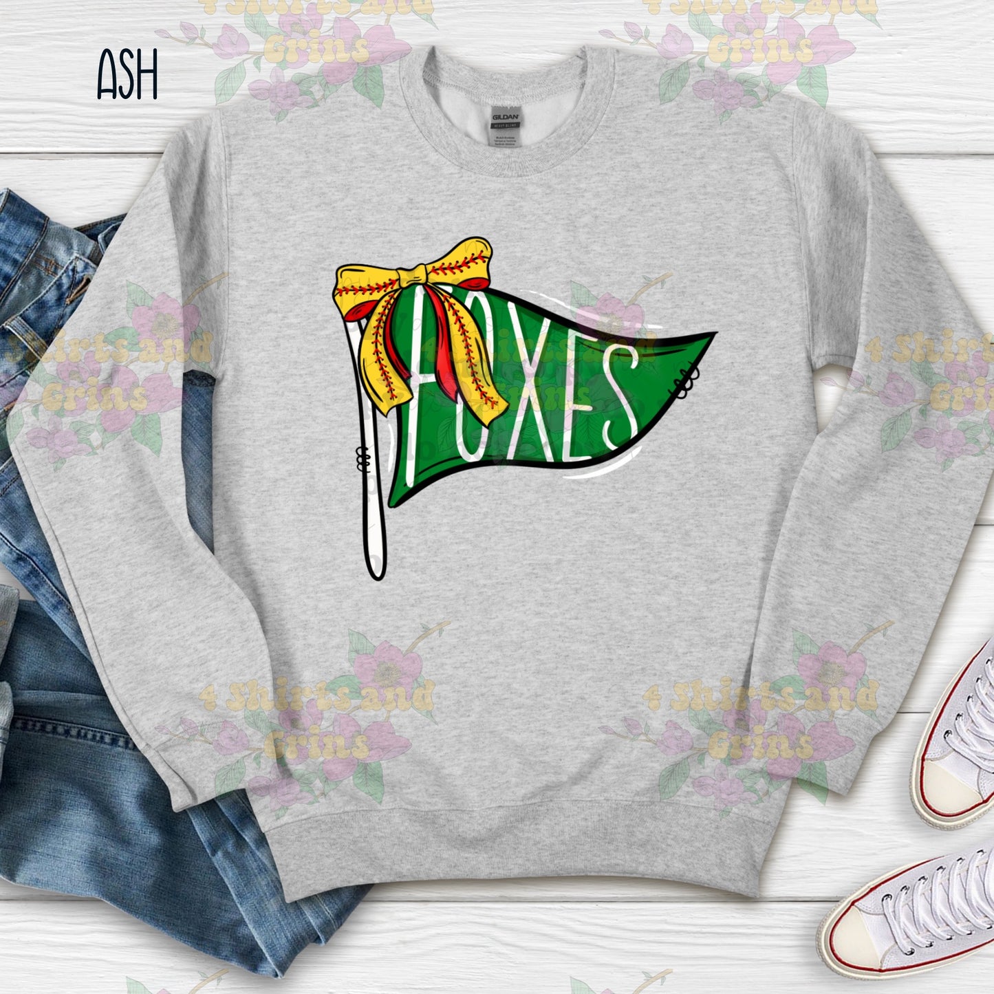 Foxes Softball Pennant Shirt