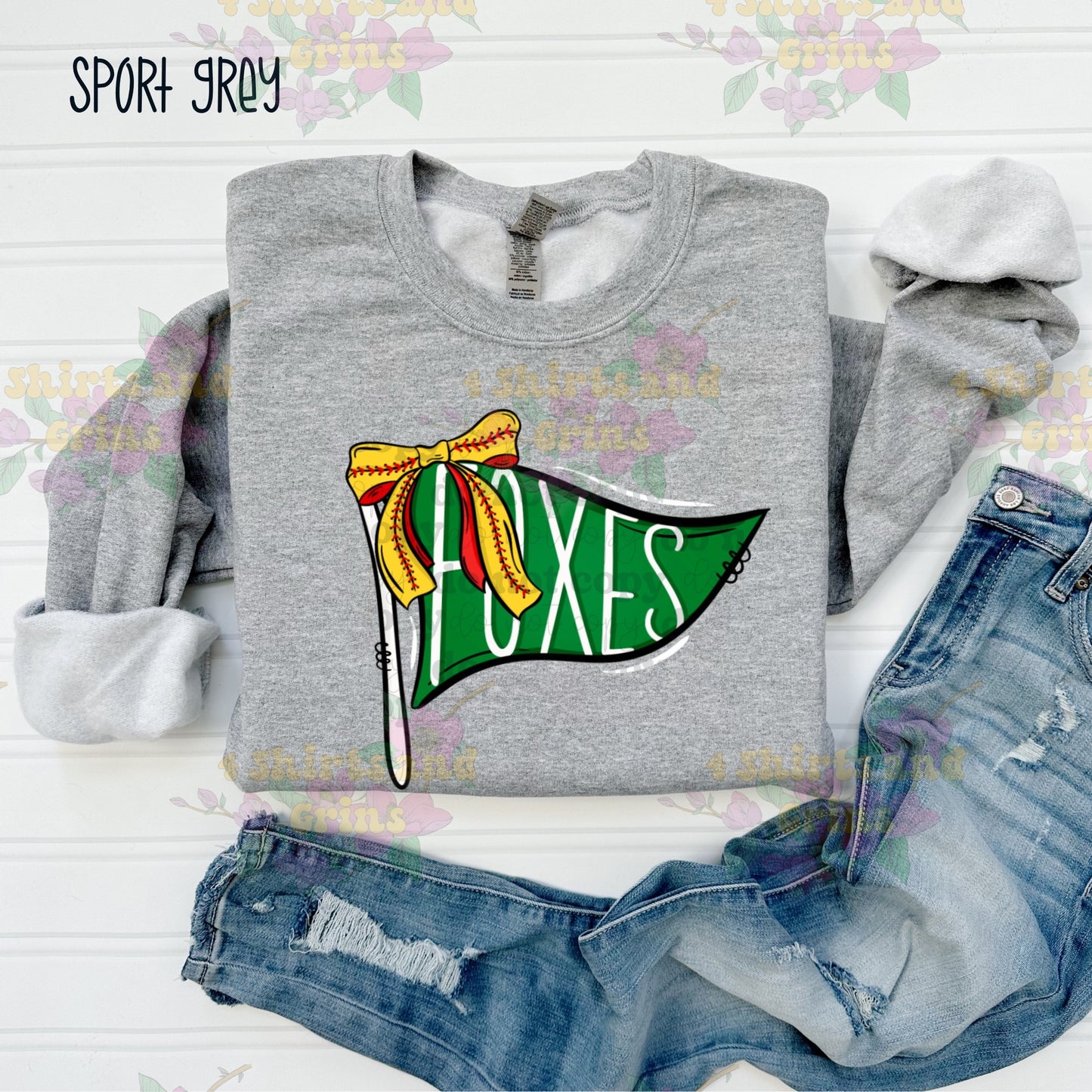 Foxes Softball Pennant Shirt