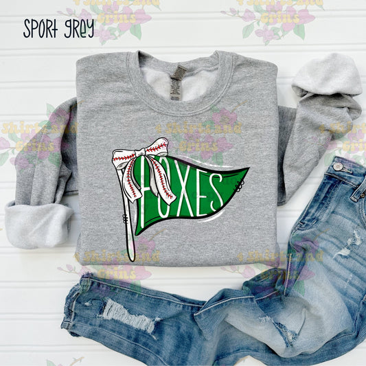 Foxes Baseball Pennant Shirt