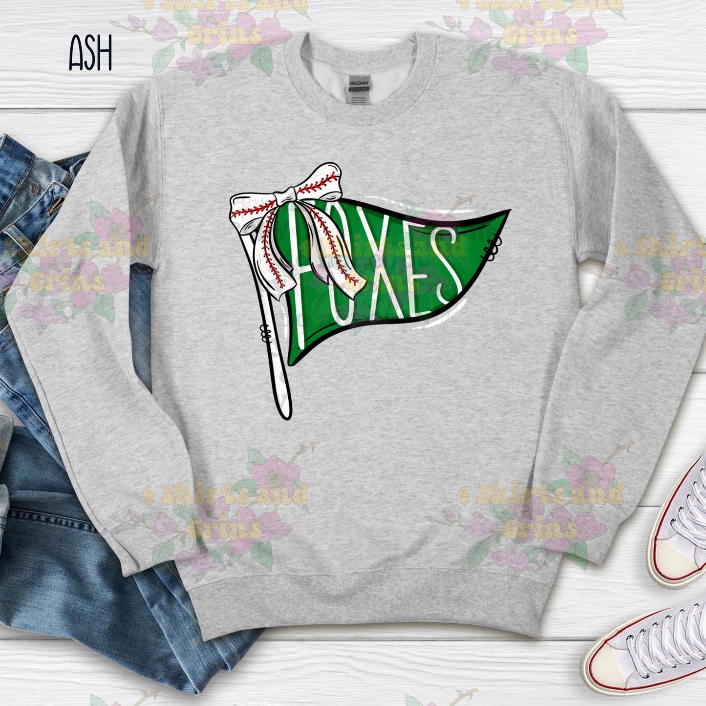 Foxes Baseball Pennant Shirt