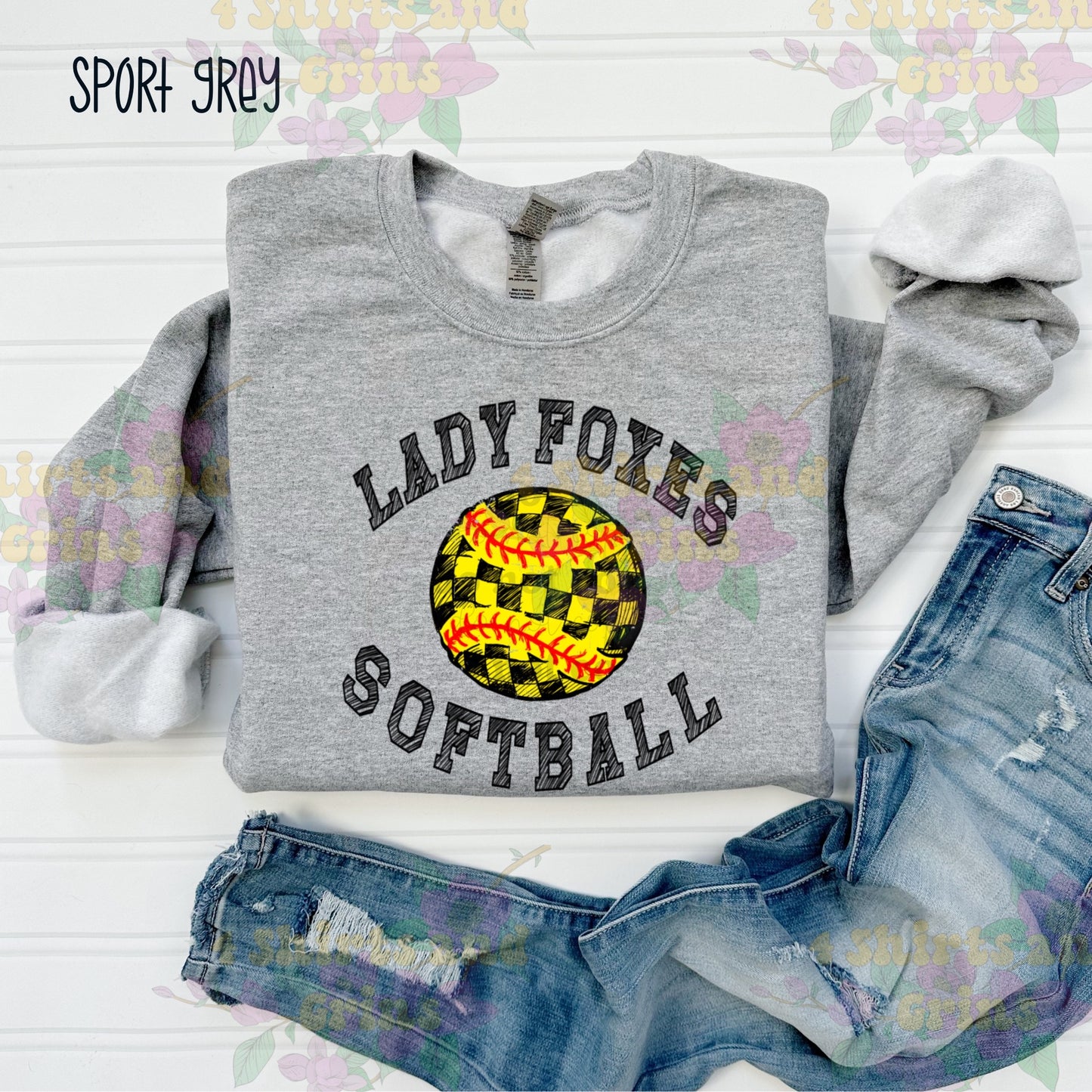 Caddo Mills Scribble Softball Long Sleeve