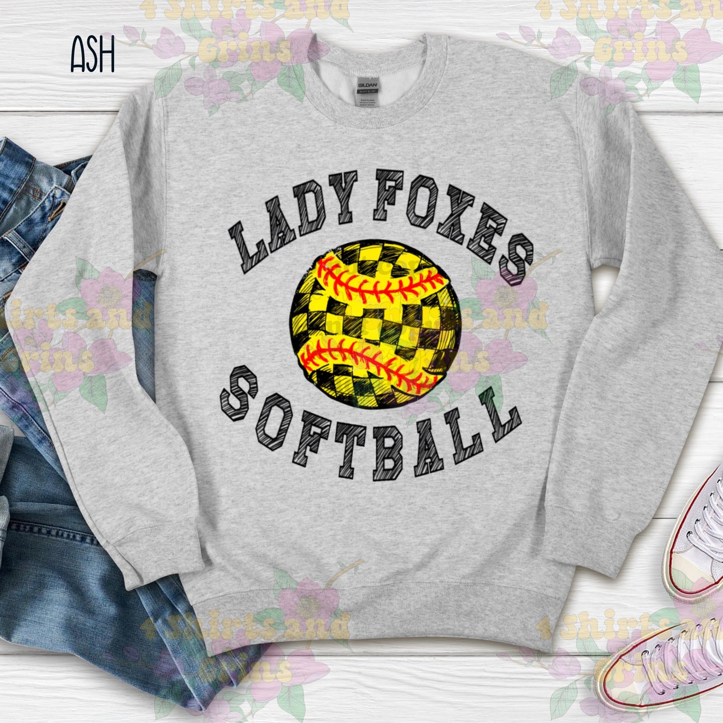 Caddo Mills Scribble Softball Long Sleeve