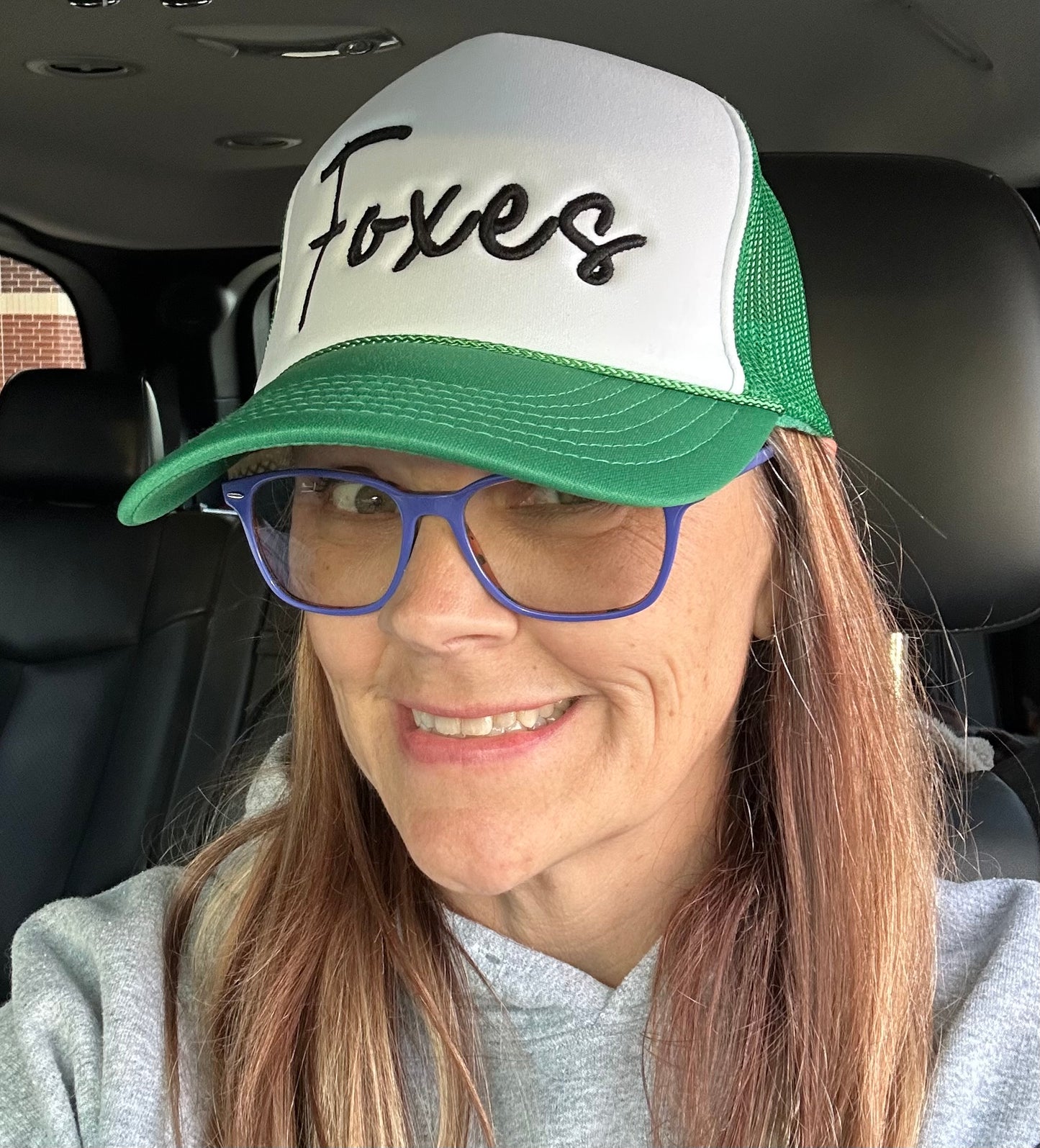 Foxes 3D Embroidered Foam Trucker Hat