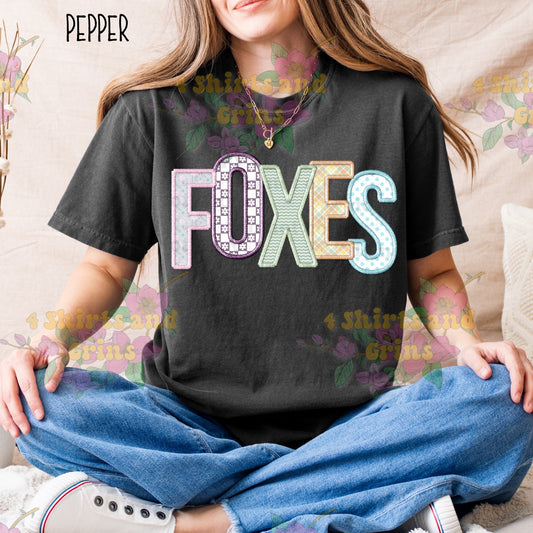 FOXES Patchwork Tee