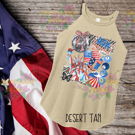 USA Disco Liberty Tee or Tank – 4th of July Party Shirt