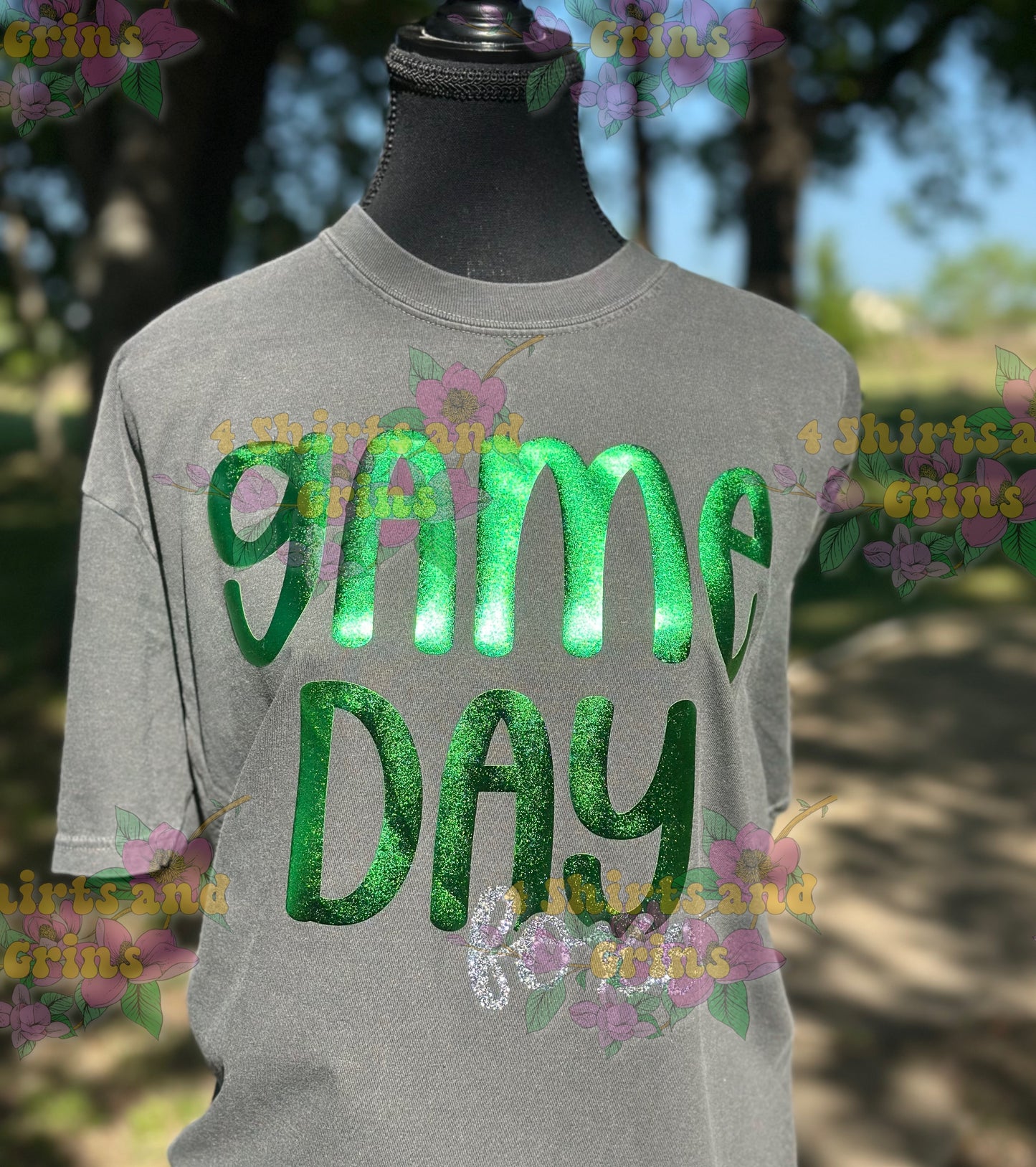Glitter & Puff Game Day Foxes Tee