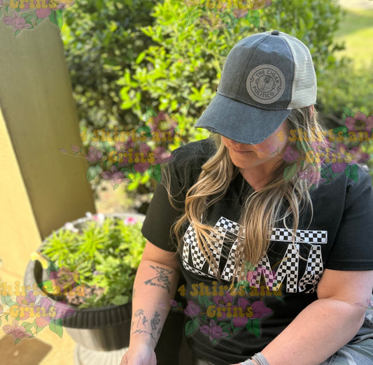 Cigar Politico Podcast Hat | Faux Leather Patch | Distressed Trucker Cap