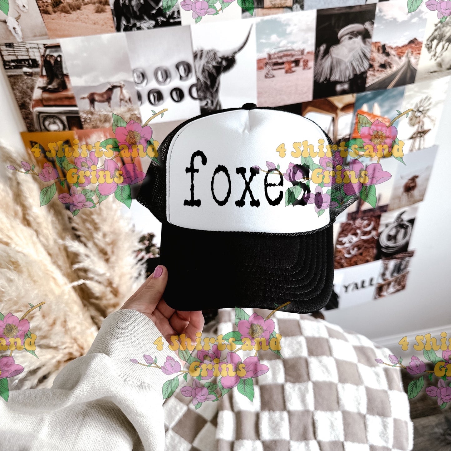 🦊 Foxes Trucker Hat – School Spirit with a Little Sass!