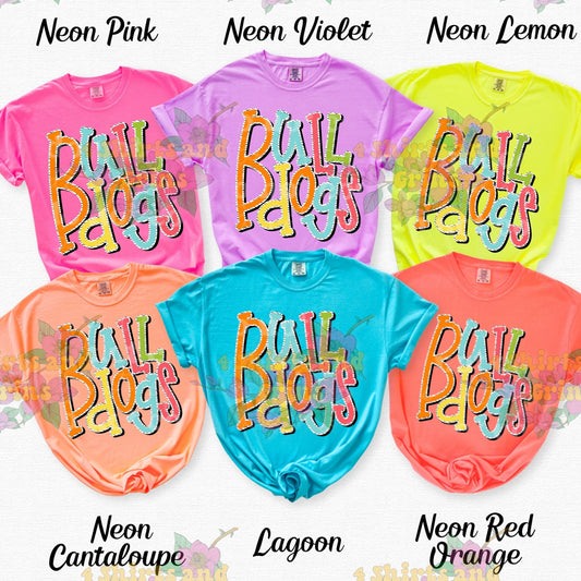 Bulldogs Comfort Colors® Mascot Tee | DTF Print