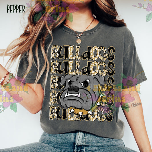 Fierce Bulldog Graphic Tee | Youth & Adult Comfort Colors T-Shirt