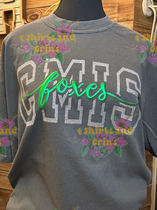 Custom Back to School Shirt | Comfort Colors® | Glitter, Puff, or Metallic Design | Youth & Adult Sizes