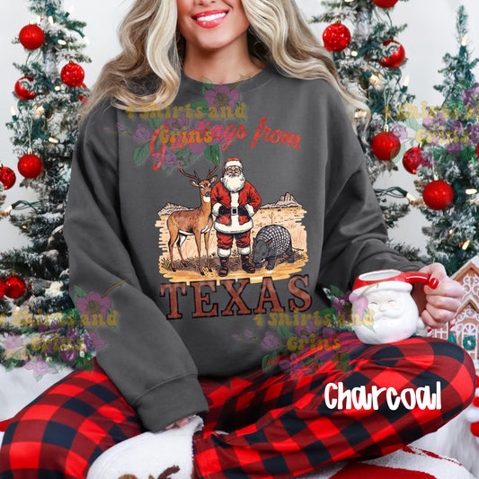 Vintage āGreetings Fromā State Sweatshirt