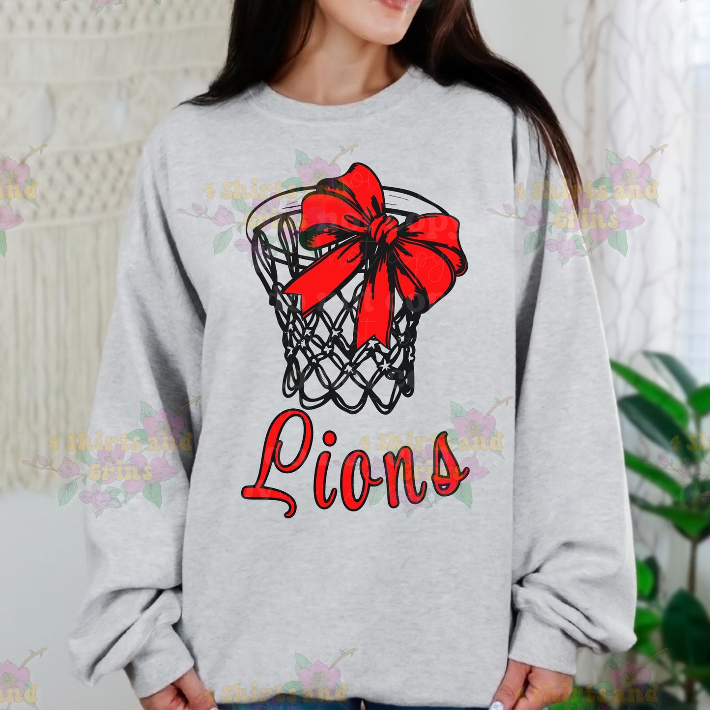🎀 Custom Basketball Hoop & Bow Shirt – Personalized Team Spirit Tee (Youth & Adult Sizes)