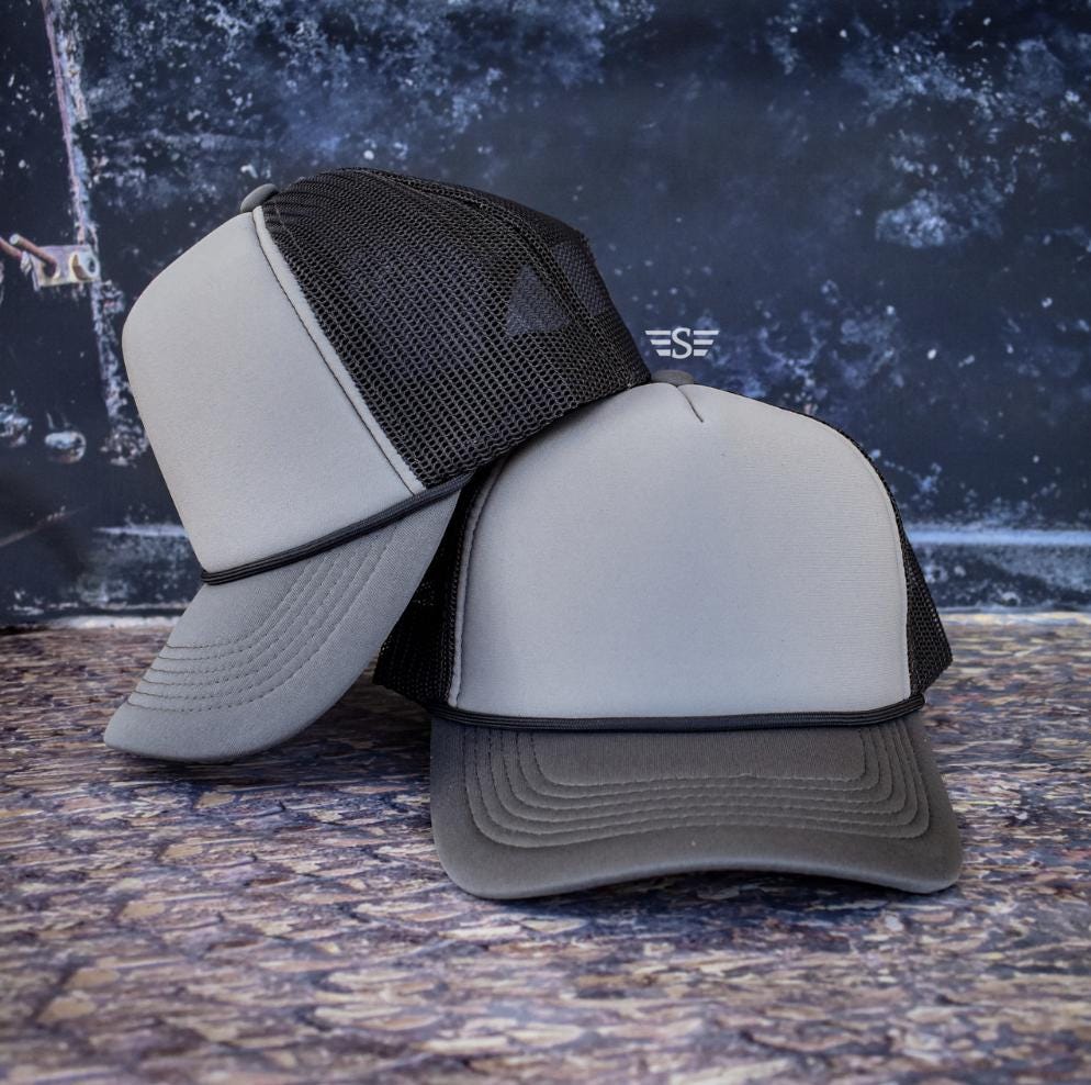 Custom Vinyl Puff Foam Trucker Hats | Ponytail Back | OSFM