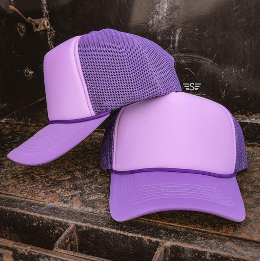 Custom Vinyl Puff Foam Trucker Hats | Ponytail Back | OSFM