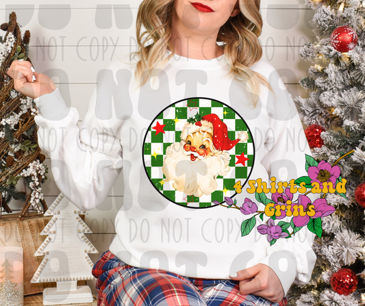 Smiling Vintage Santa Sweatshirt