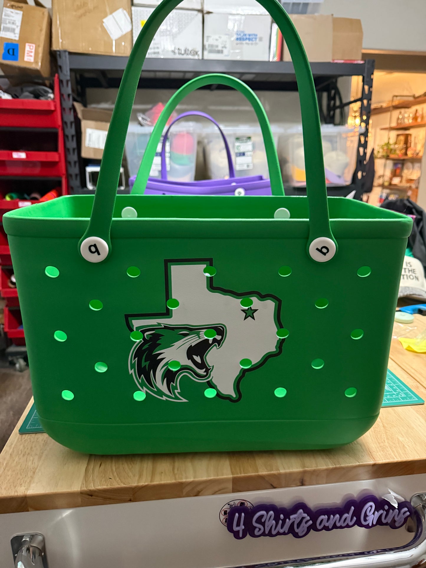 Custom Spirit Tote Bag | Personalized School Mascot Tote | Team Logo Bag | Business Logo Tote | Monogram Tote | Custom Gift Bag