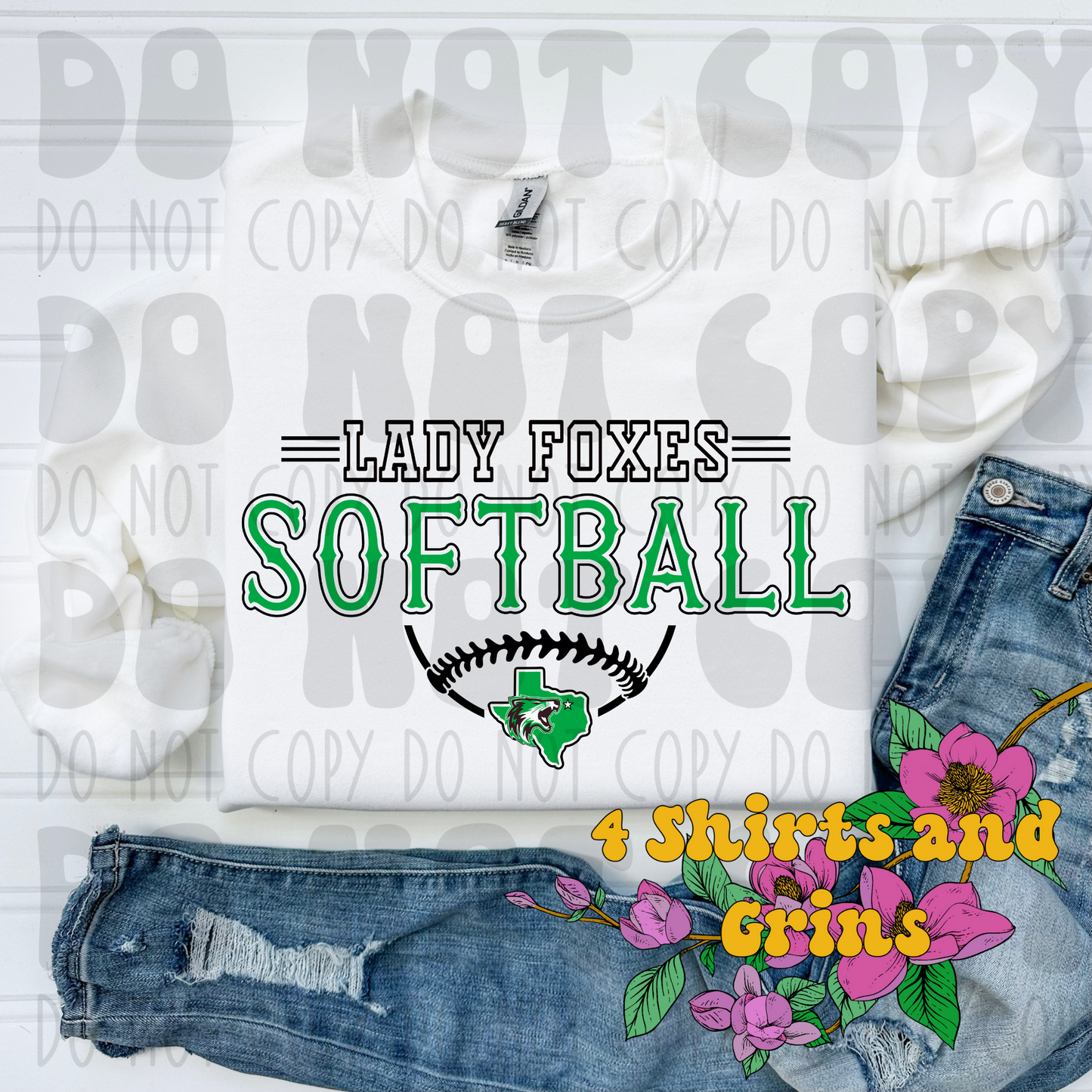 Lady Foxes Softball Bleacher Squad - Adult Sizes