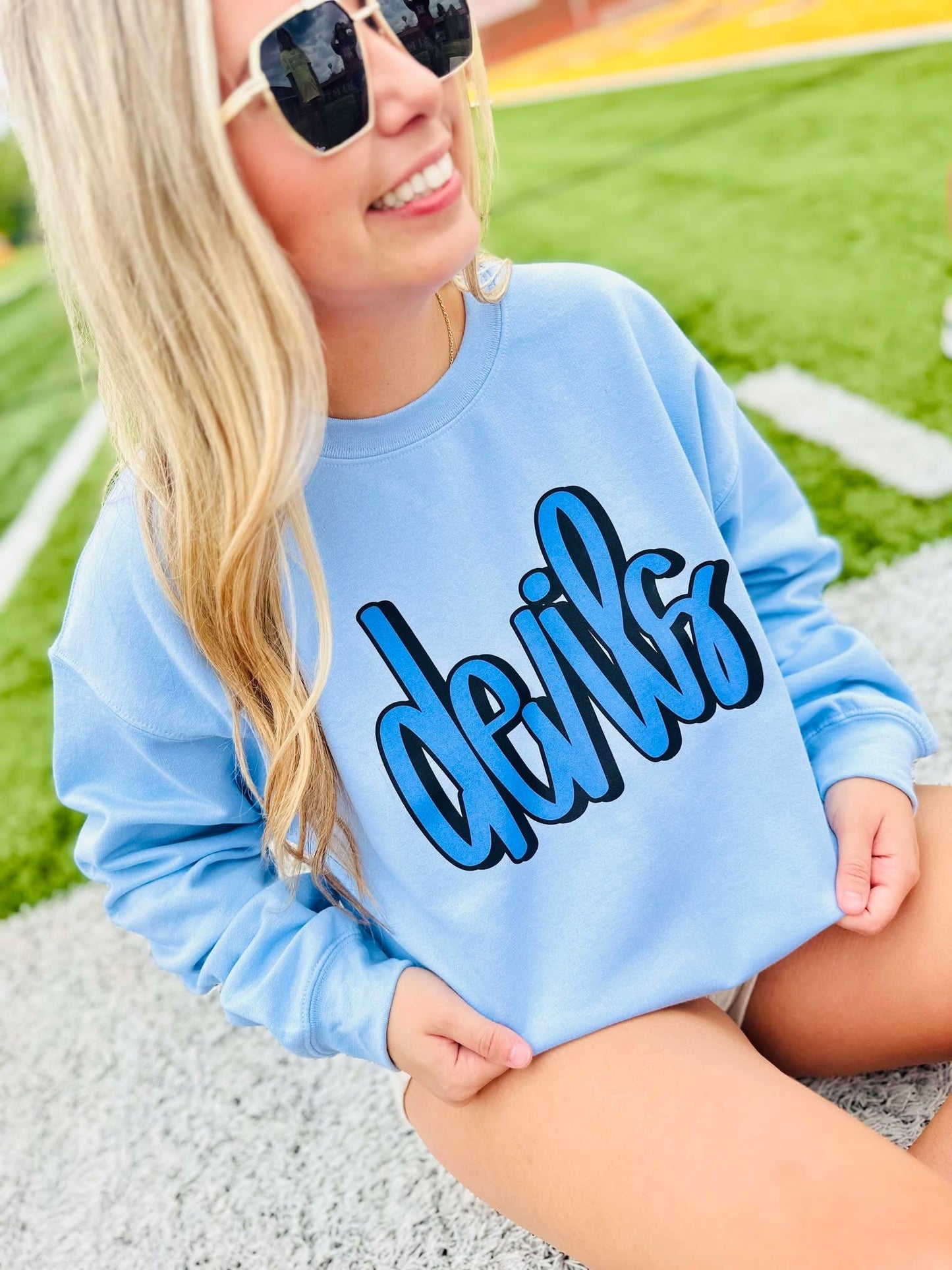 ✨ Custom Bold Mascot Sweatshirt – Your Word, Your Way! ✨