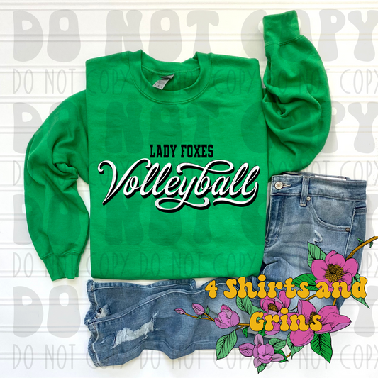 Lady Foxes Volleyball - Adult Sizes