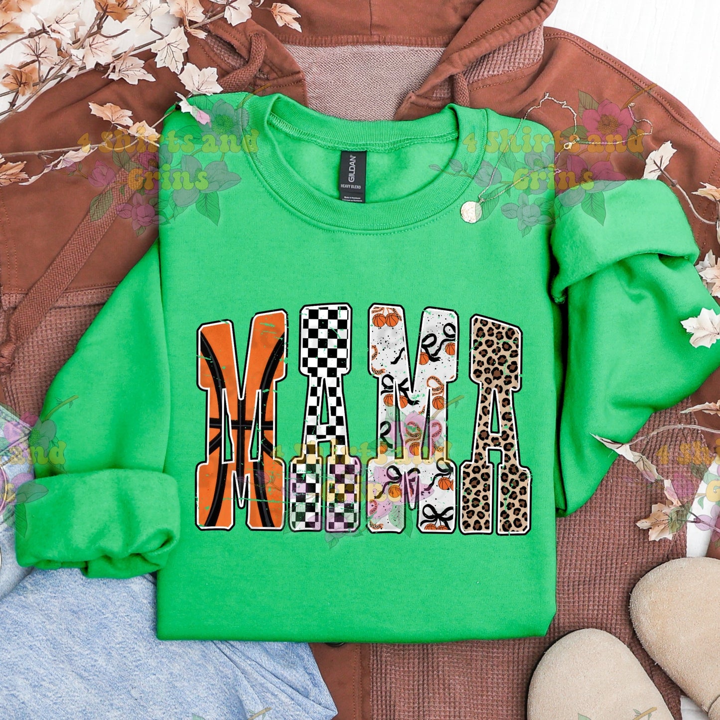 Basketball MAMA Graphic Shirt | Sweatshirt