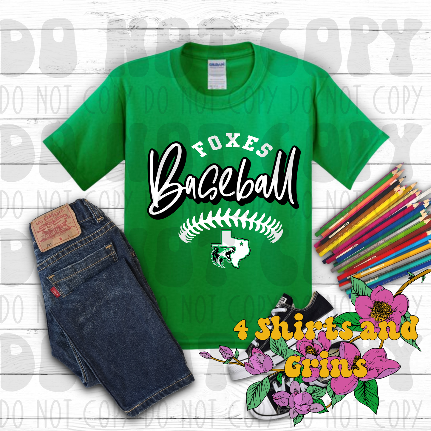 Foxes Baseball- Youth Sizes