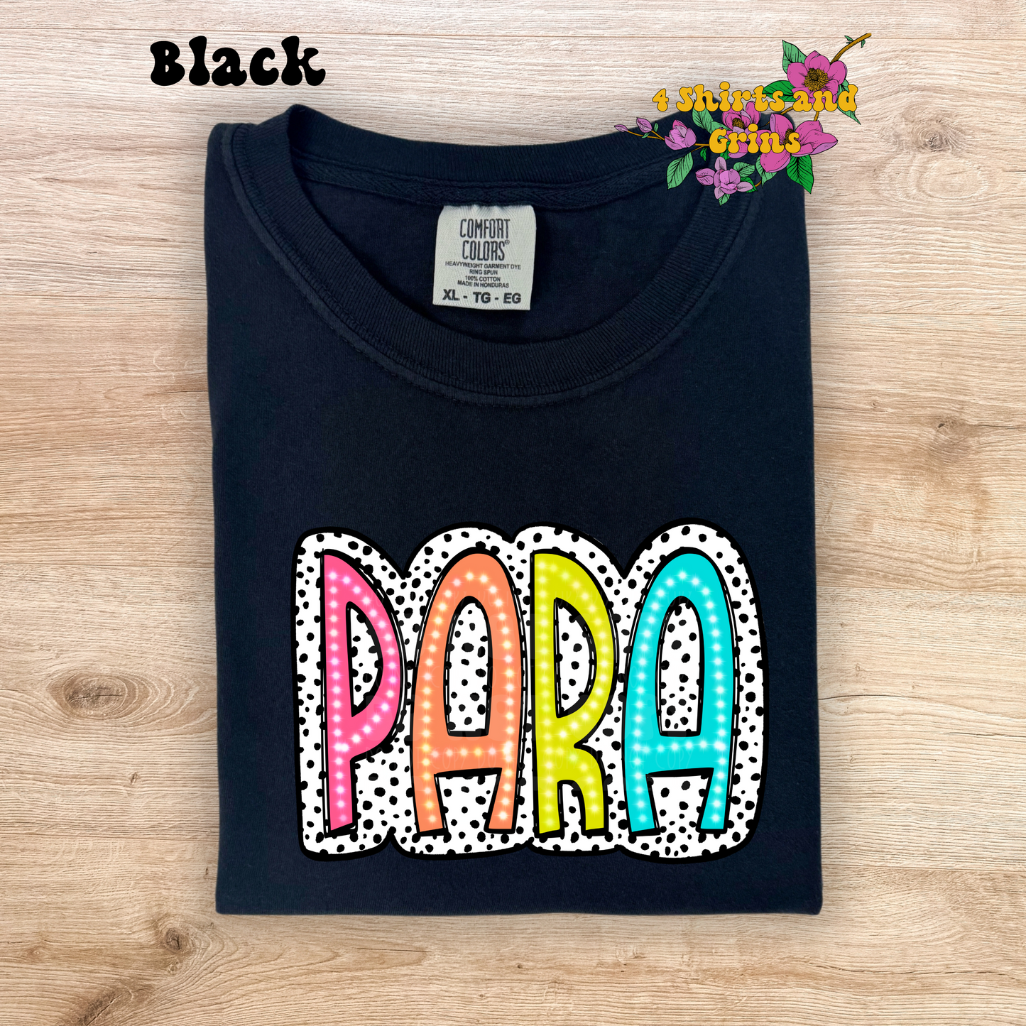 Colorful Dalmatian "PARA" T-Shirt