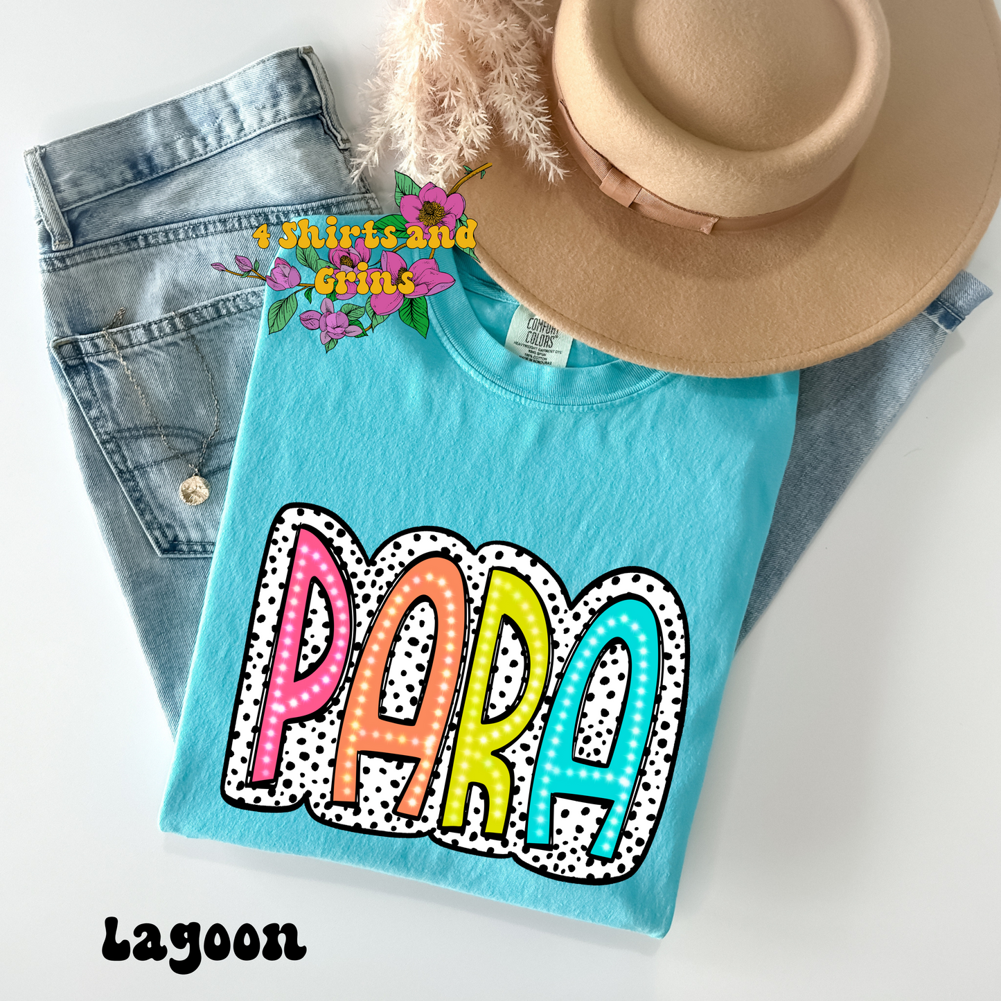 Colorful Dalmatian "PARA" T-Shirt