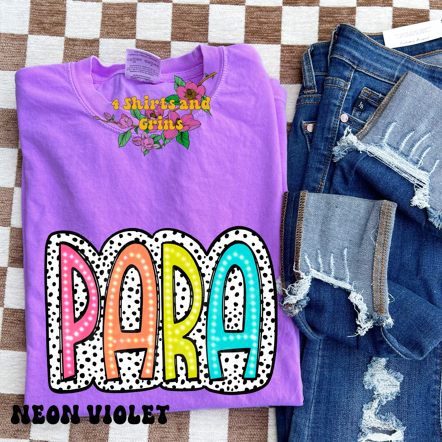 Colorful Dalmatian "PARA" T-Shirt