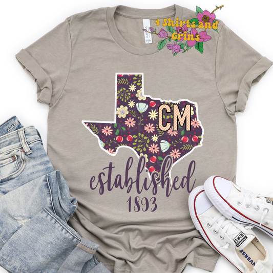 CM Floral Texas T-Shirt