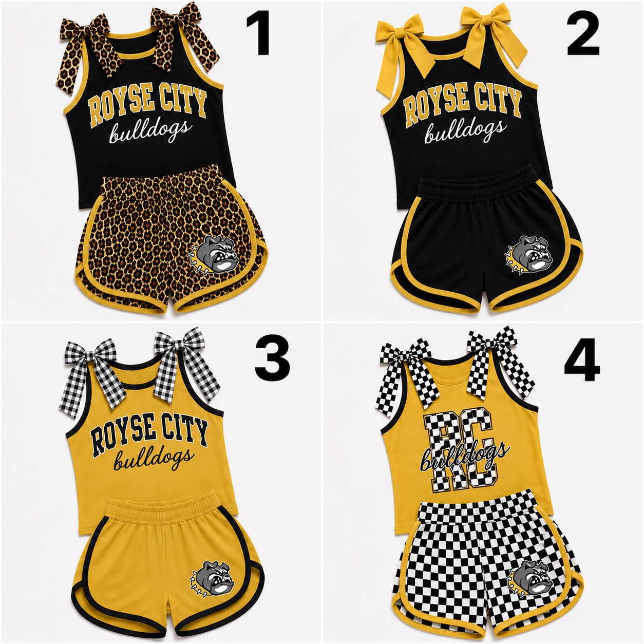 Custom School Spirit Tank & Shorts Set | Infant, Toddler & Youth | Personalized Team Outfit | Game Day Outfit | Any School Colors
