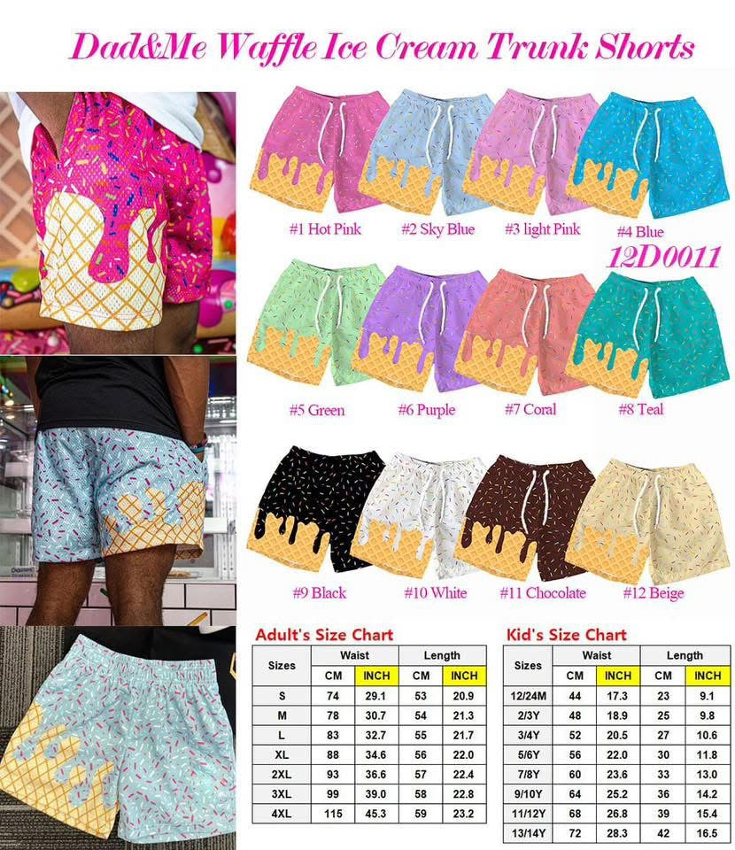 Pre-Order Custom Boys Spirit Trunk Shorts | Personalized School Team Shorts | Youth & Adult | Any Logo & Colors