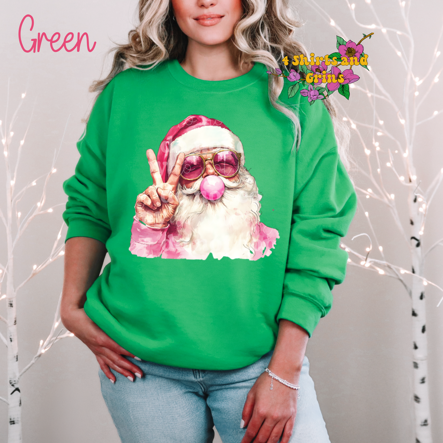 Bubble Santa Sweatshirt