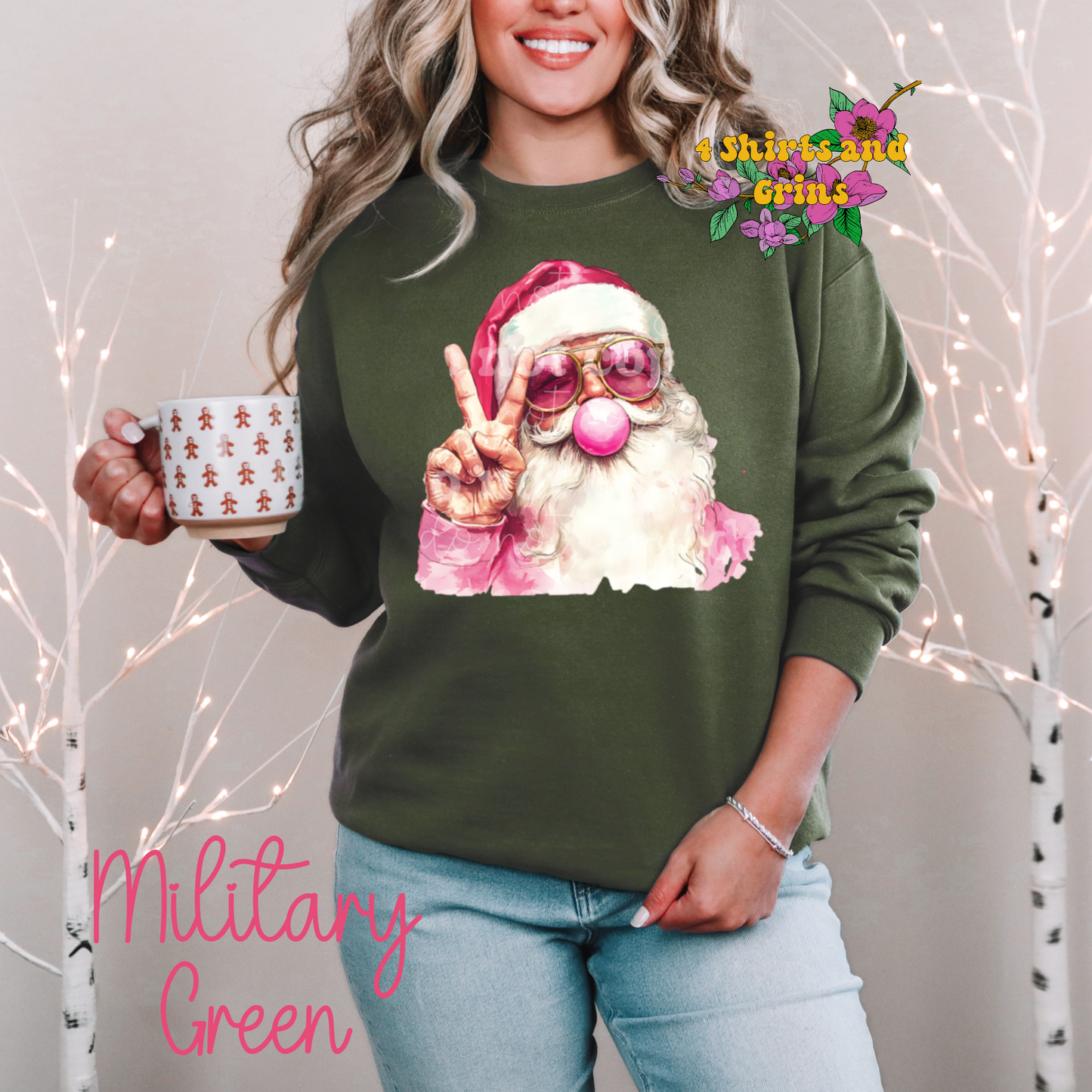 Bubble Santa Sweatshirt