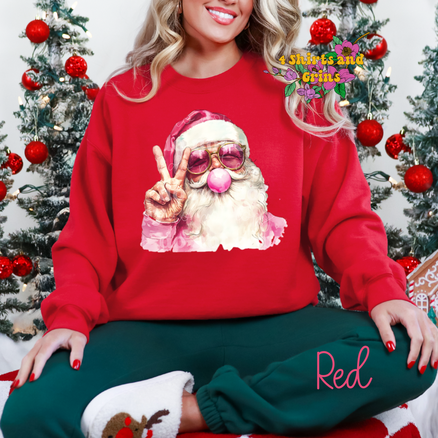 Bubble Santa Sweatshirt