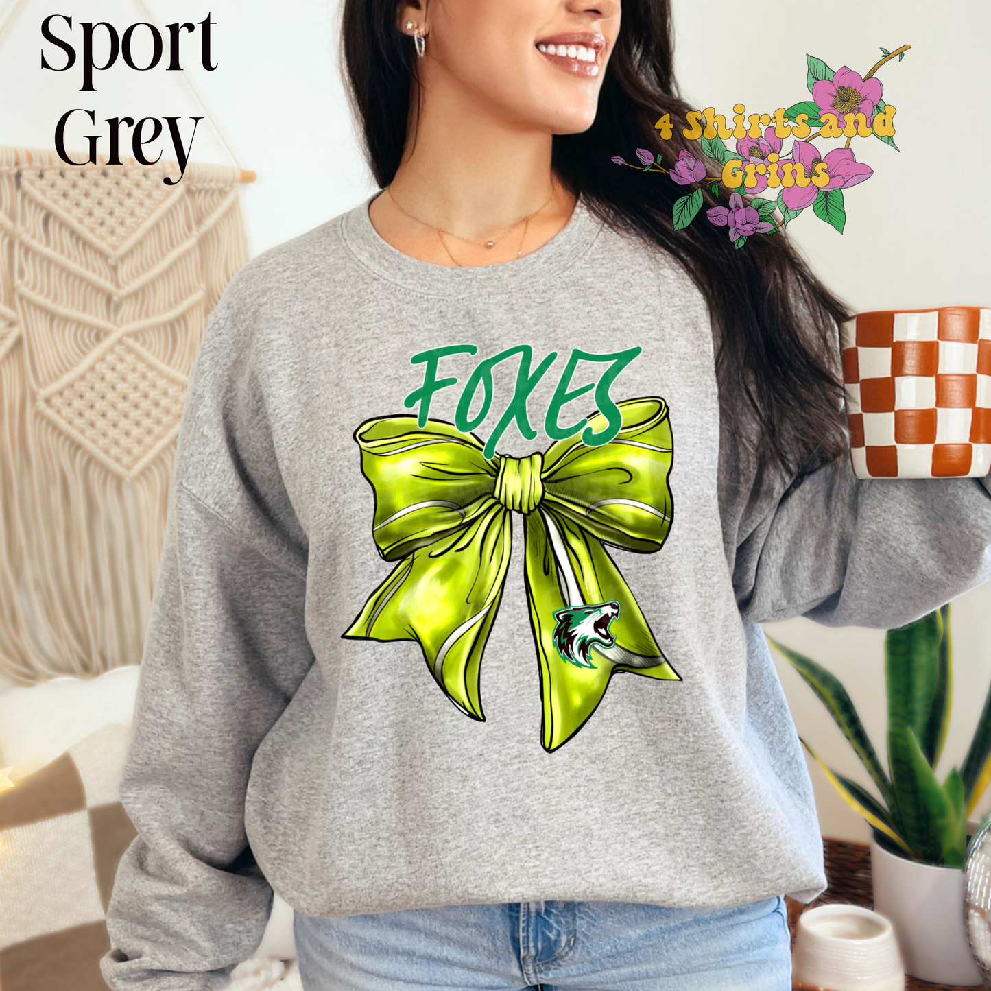 Foxes Tennis Coquette Bow