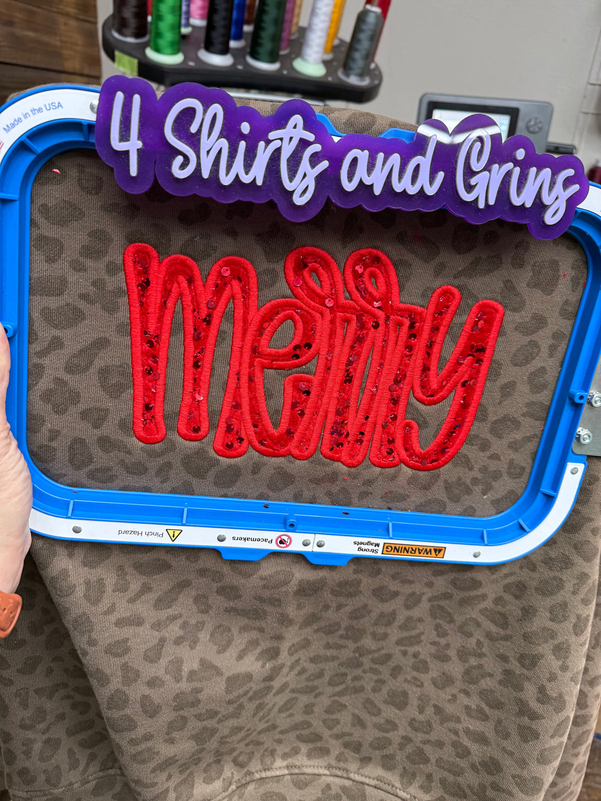 CC Leopard Merry Sequin