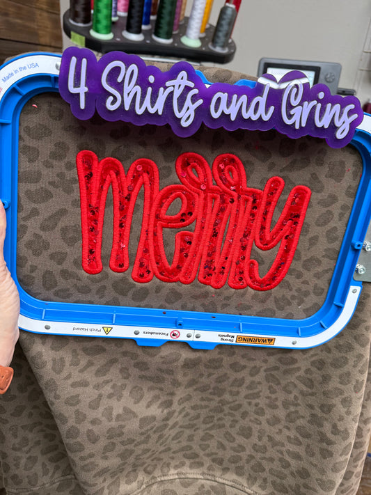 CC Leopard Merry Sequin