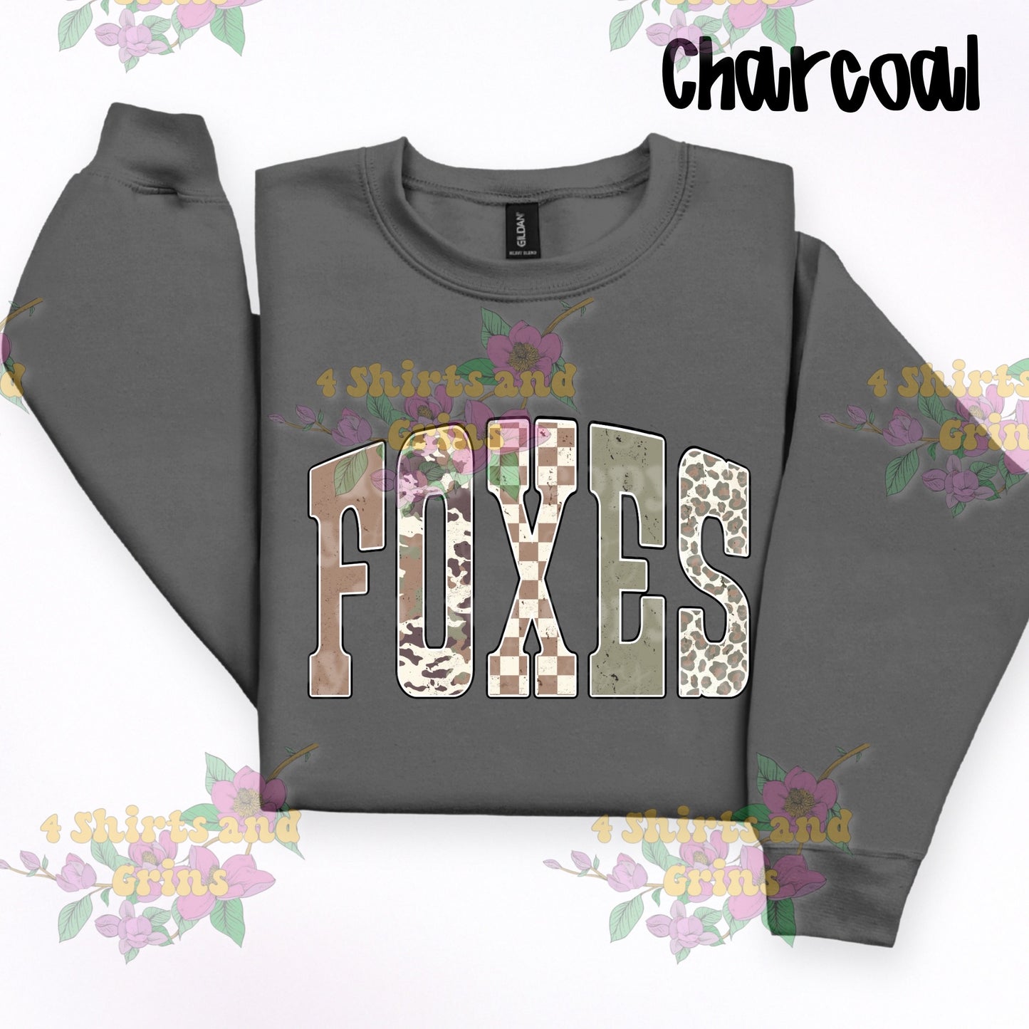 Foxes Neutral Camo Pattern Shirt