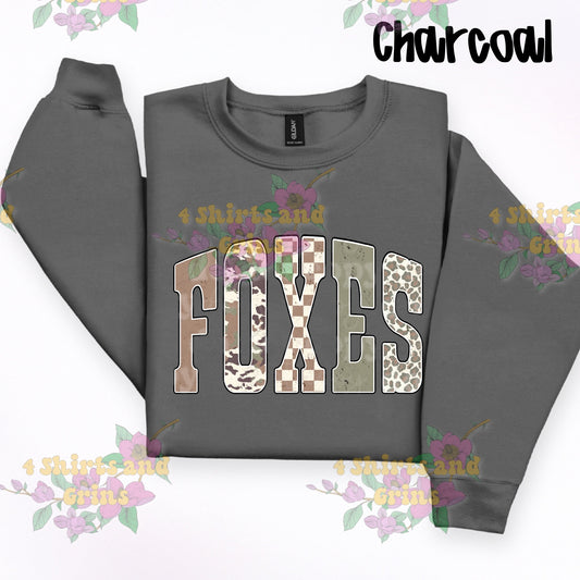 Foxes Neutral Camo Pattern Shirt