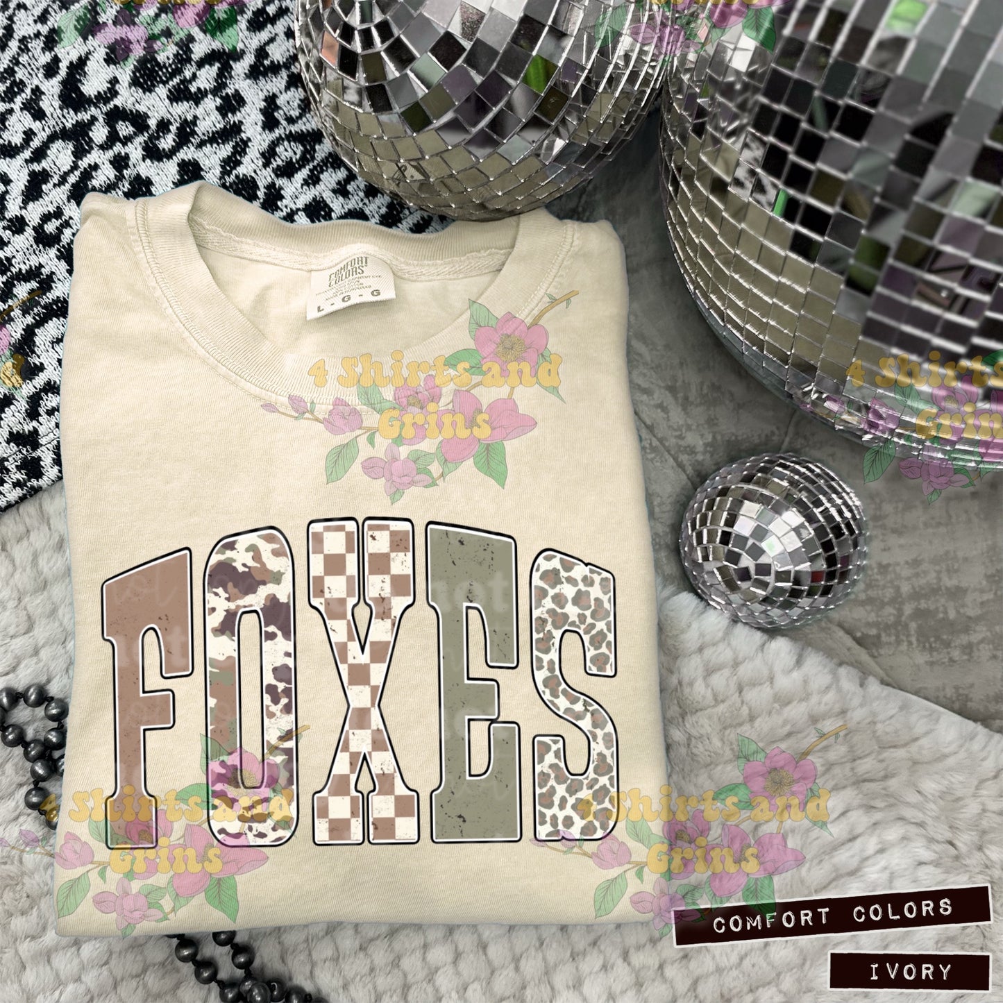 Foxes Neutral Camo Pattern Shirt