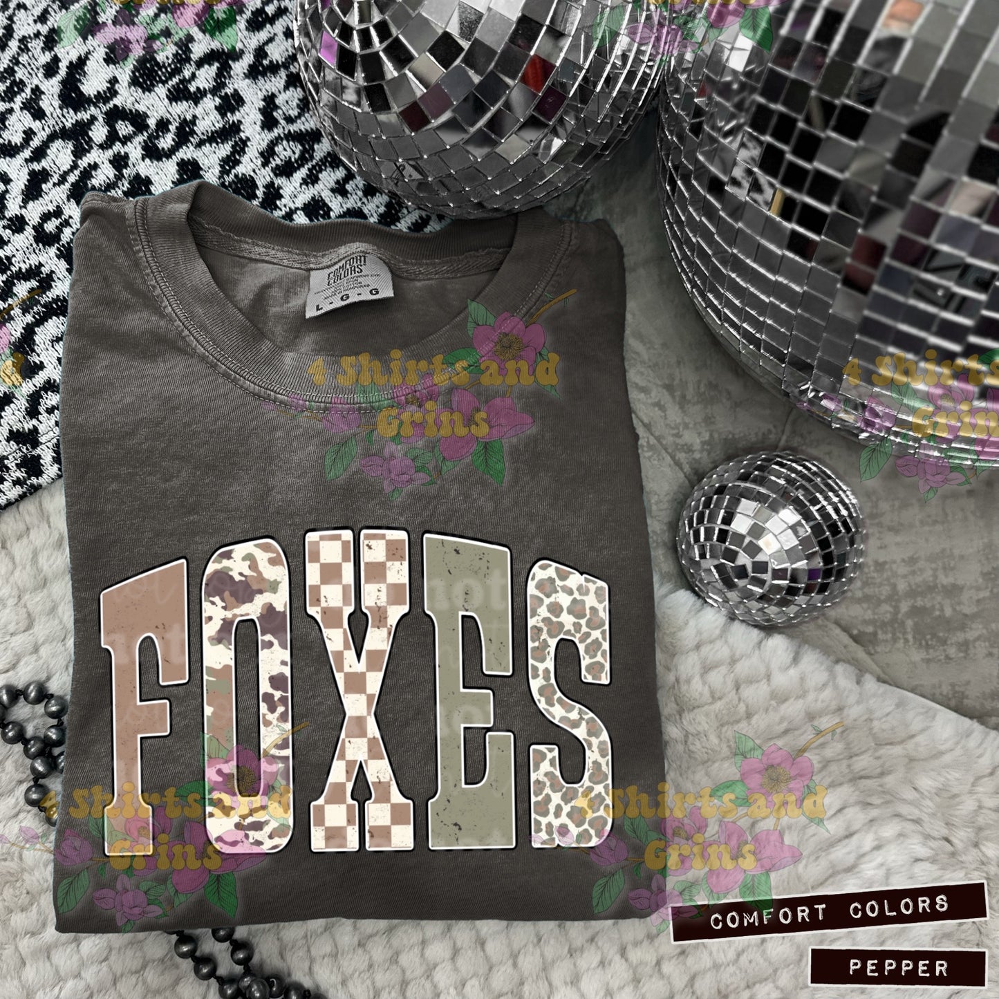 Foxes Neutral Camo Pattern Shirt